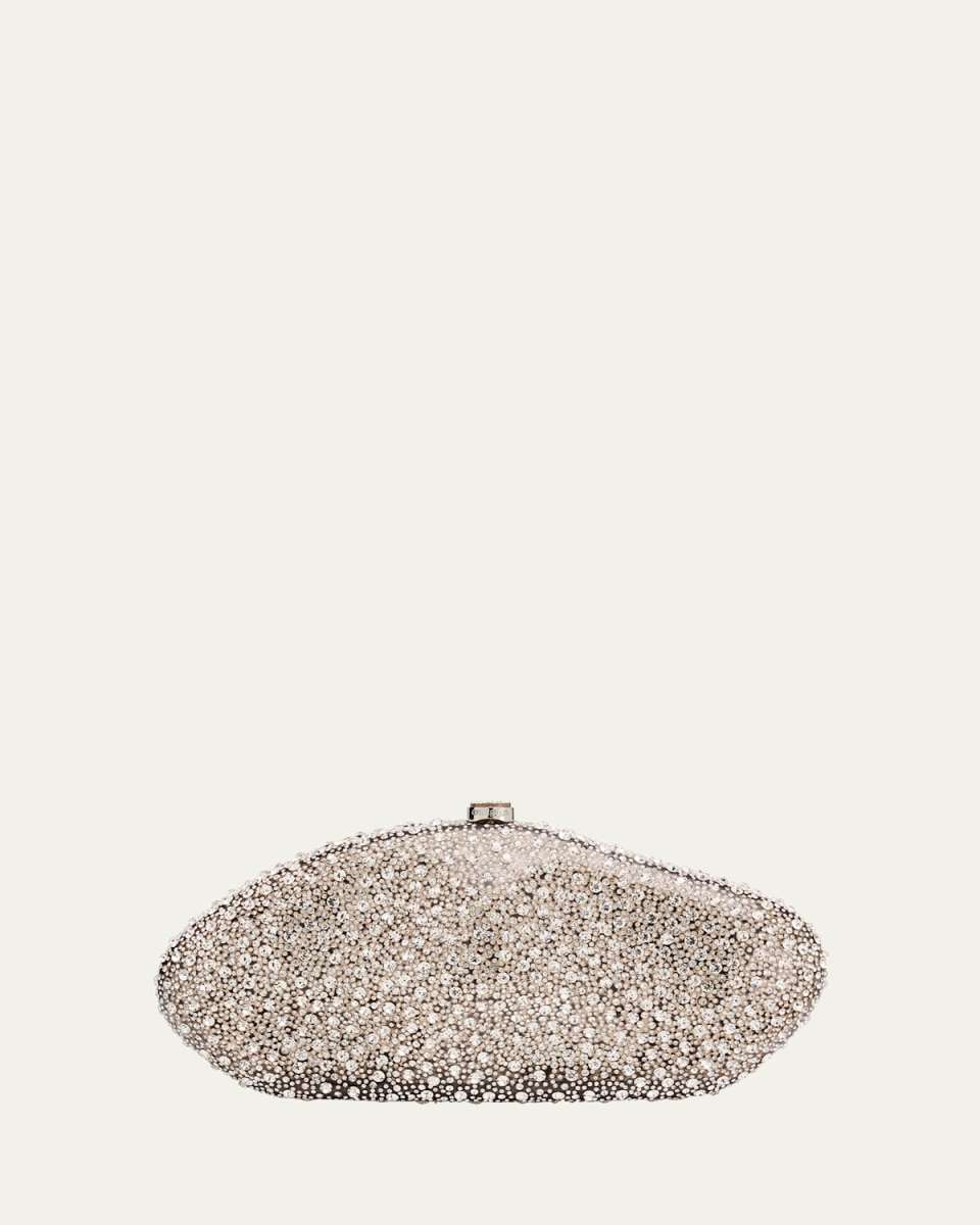 The Caldera Rhinestone Acrylic Clutch Bag